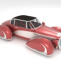 Retro Car Car sports car 3d model