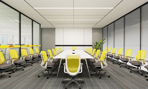 Modern Meeting Room Office 3d model