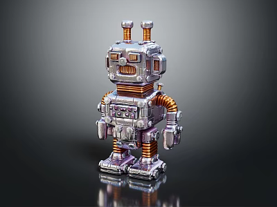 Modern robot toy robot robot hand figure 3d model Modern robot toy robot robot hand figure 3d model