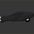 Futuristic Sleek Silver Car With Transparent Roof Unique Doors And Metallic Finish