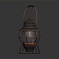 Kerosene lamp Old-fashioned oil lamp Old-fashioned kerosene lamp Oil lamp 3d model