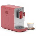 SMEG Coffee Machine Kitchen Appliance With Multiple Colors Coffee Cup And Cookies