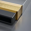 Brushed Brass And Metal Geometric Joint Structure With Sleek Modern Design Elements