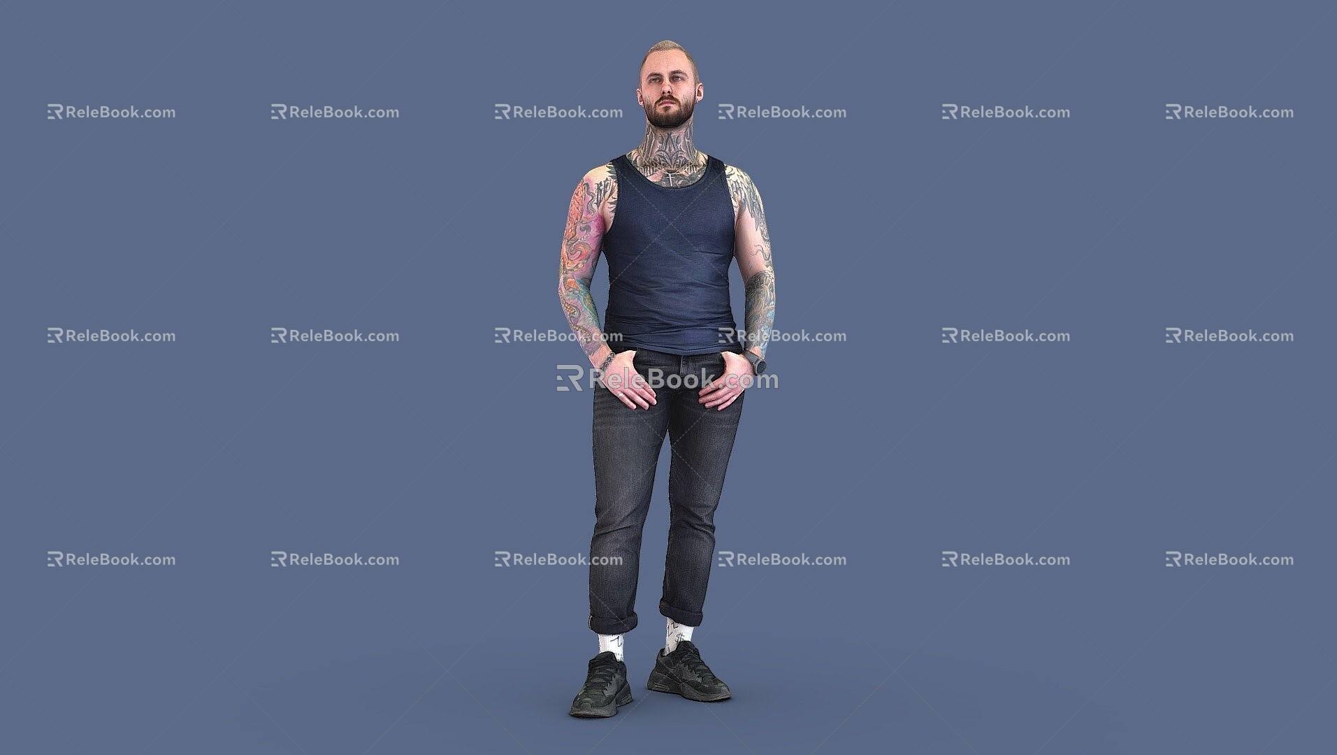 modern man 3d model