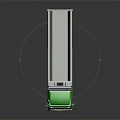 Green Heavy Duty Dump Truck With Open Cargo Bed And Multiple Wheels