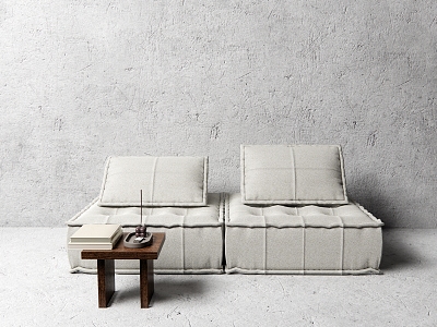 Modern double sofa model