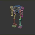 Robot Robot Assistant Small Robot Robot Butler Robot Butler Figure Game Figure 3d model