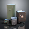 Household Safes With Assorted Designs And Security Locks For Home Storage