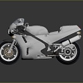 Motorcycle Two-wheeled Motorcycle Cross-country Motorcycle Road Race Motorcycle Motor Vehicle Transport 3d model