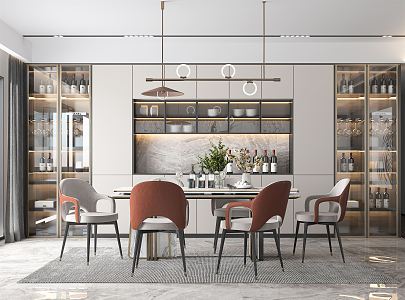 Modern Restaurant 3d model