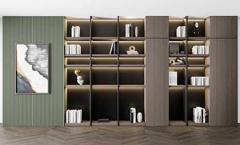 Bookcase SU model 3d model