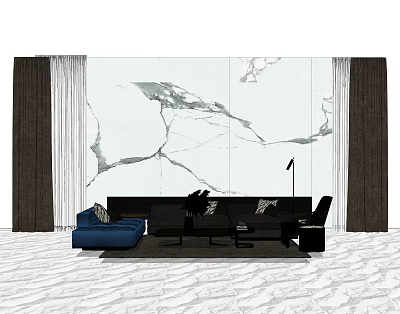 Modern Sofa Coffee Table Combination Multiplayer Sofa Coffee Table 3d model