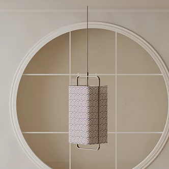 Modern chandelier 3d model
