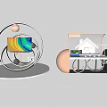 Huawei 5G Exhibition Display Shelves Showcasing Electronic Products And Digital Devices