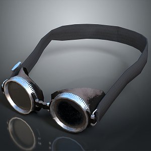 goggles swimming goggles eye mask frog goggles snow goggles sunglasses 3d model