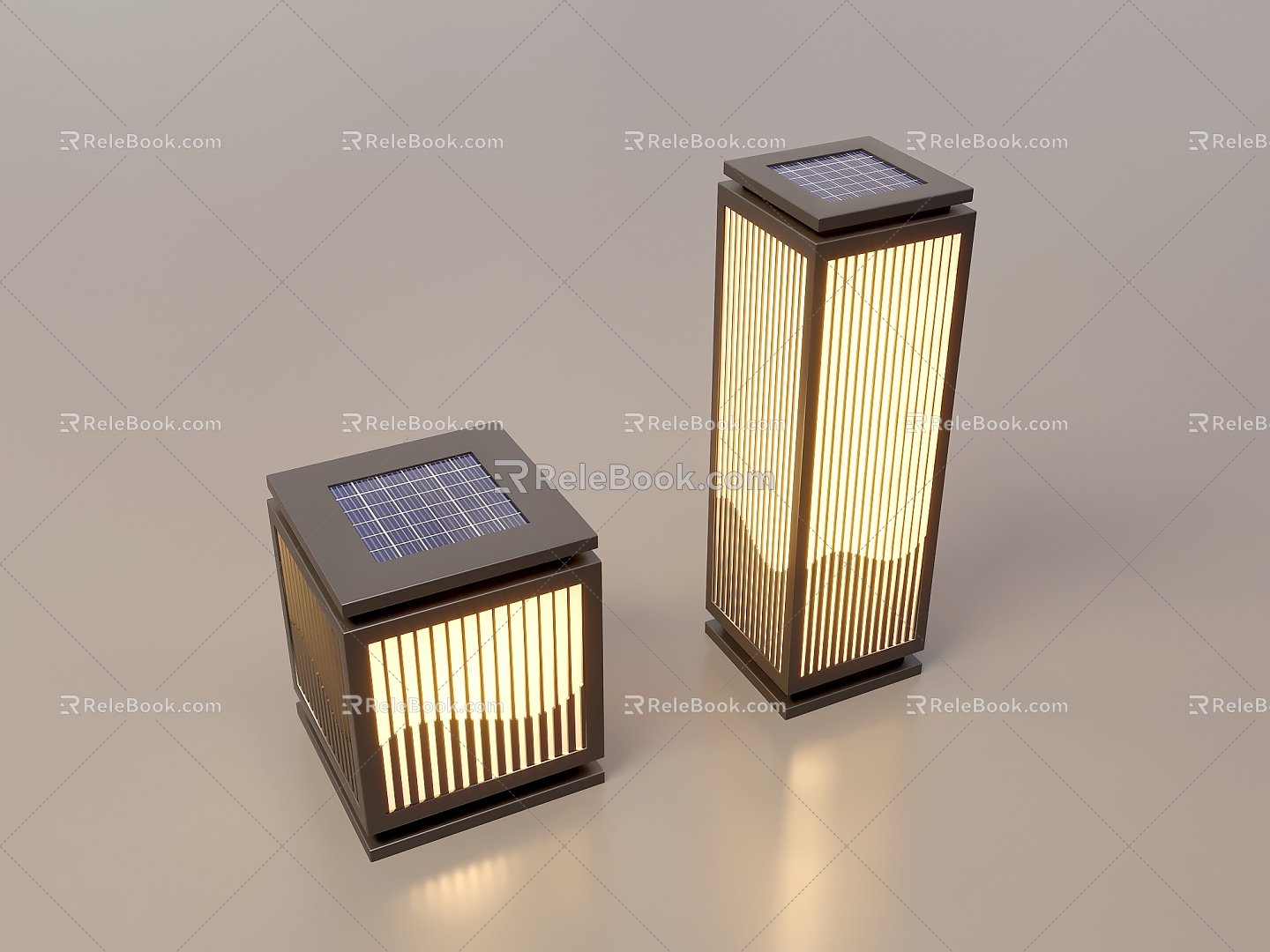 Chinese landscape lamp lawn lamp garden lamp outdoor lamp combination model