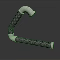 Industrial L Shaped Metal Pipe Fitting With Textured Surface And Sturdy Construction For Industrial Equipment