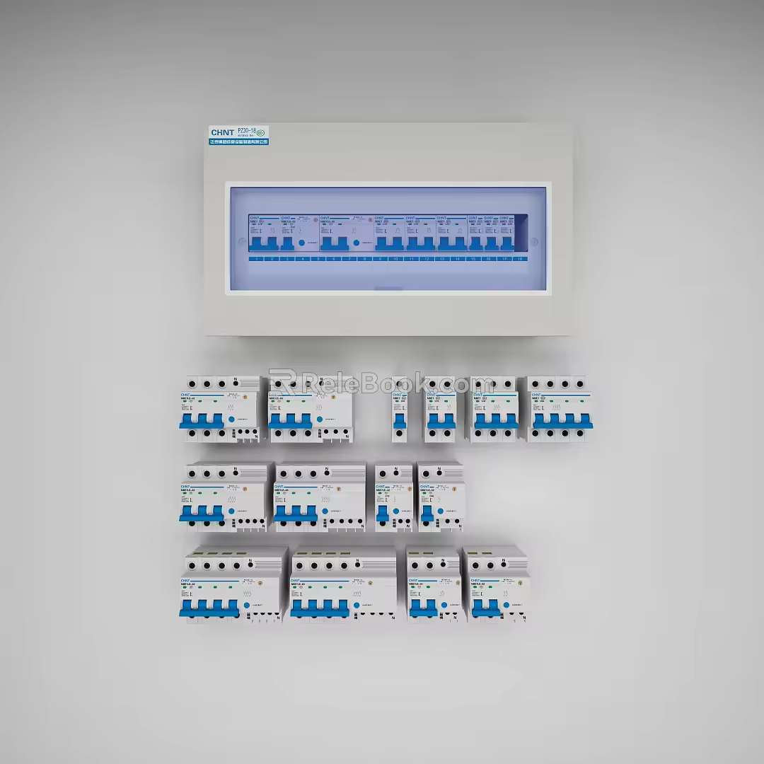 circuit breaker leakage protection switch air switch ammeter switch isolating switch fuse switch leakage protector 3d model