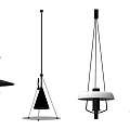 Nordic chandelier 3d model