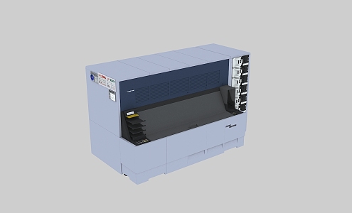 Automatic microplate reader equipment laboratory 3d model