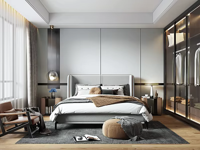 Modern Bedroom 3d model