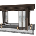 New Chinese Style Pavilion, Corridor Frame, Corridor Pavilion, Leisure Pavilion 3d model