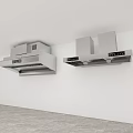 Different Styles Silver Wall Mounted Range Hoods For Modern Kitchen Appliances