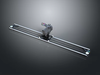 Computer Controlled Linear Rail System With Control Panel And Precision Sliding Mechanism 3d model