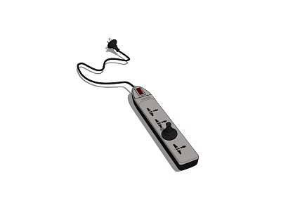 Handheld Wired Remote Control Electrical Appliance With Buttons For Daily Use 3d model
