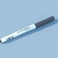 Essential Household Stationery With KRYLON Red Eraser And Two Markers One Open Cap On Eraser