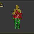 Game and Movie Character White Knight Armor Detailed 3D Model Standing Pose