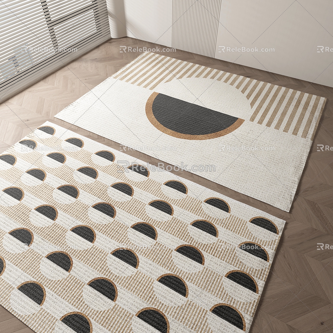 Modern Carpet 3d model