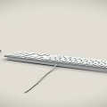 Modern keyboard control mouse 3d model