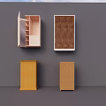 Various Wooden Wardrobe Styles With Open And Closed Doors And Internal Shelves