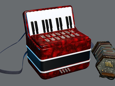 Modern Accordion model