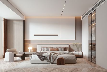 Modern Bedroom Home Bedroom 3d model