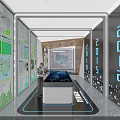 China Power Construction Corporate Exhibition Hall With Starry Ceiling Tech Displays And Map Projections