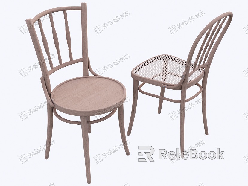 New Chinese Dining Chair Single Chair model