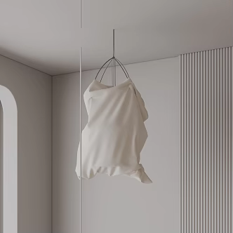 Modern chandelier 3d model