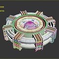 science fiction nuclear reactor science fiction item science fiction component high-tech component science fiction equipment science fiction scene 3d model