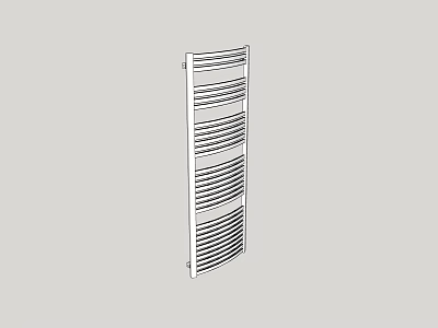 Modern Stainless Steel Bathroom Cabinet Rack With Vertical Design And Multiple Shelves 3d model