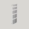 Modern Stainless Steel Bathroom Cabinet Rack With Vertical Design And Multiple Shelves