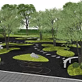 Traditional Karesansui Japanese Garden Design With Stone Paths Green Mossy Areas And Trees