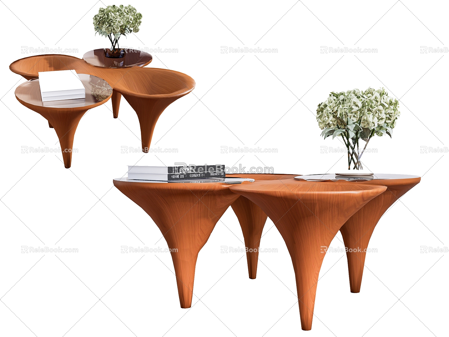 Modern coffee table model