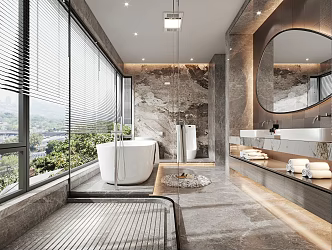 Modern toilet 3d model
