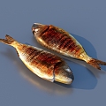 fish braised fish food freshwater fish sea fish animal 3d model