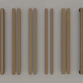 Golden Metal Furniture Handles With Various Styles For Cabinets And Drawers