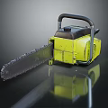 High Quality Yellow Chainsaw With Black Handle And Durable Metal Cutting Chain