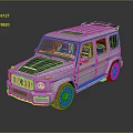 White Military Vehicle With Off Road Style Black Roof Rack Red Accents And Front Design