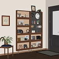 Antique Storage Rack 3d model